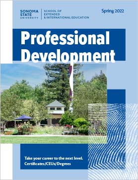 Spring Professional Development Catalog front cover image